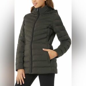 32 Degrees Women's Black Puffer Coat